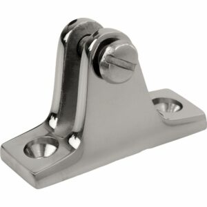 Image 1: Sea-Dog Stainless Steel Angle Base Deck Hinge