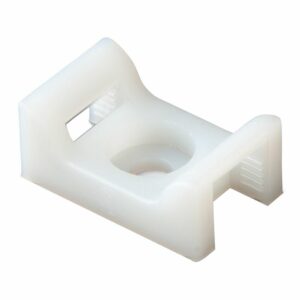 Image 1: Ancor Cable Tie Mount - Natural - #10 Screw - 25-Piece