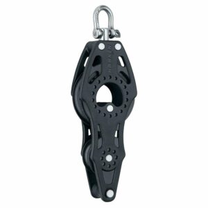 Image 1: Harken 57mm Carbo Air Fiddle Block w/Swivel & Becket
