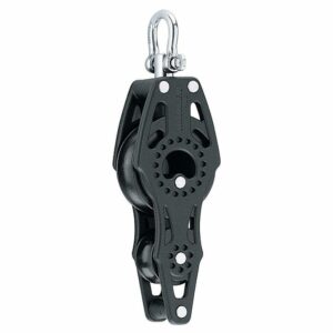 Image 1: Harken 40mm Carbo Air Fiddle Block w/Swivel & Becket