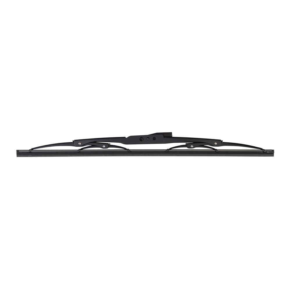 Image 1: Marinco Deluxe Stainless Steel Wiper Blade - Black - 22"