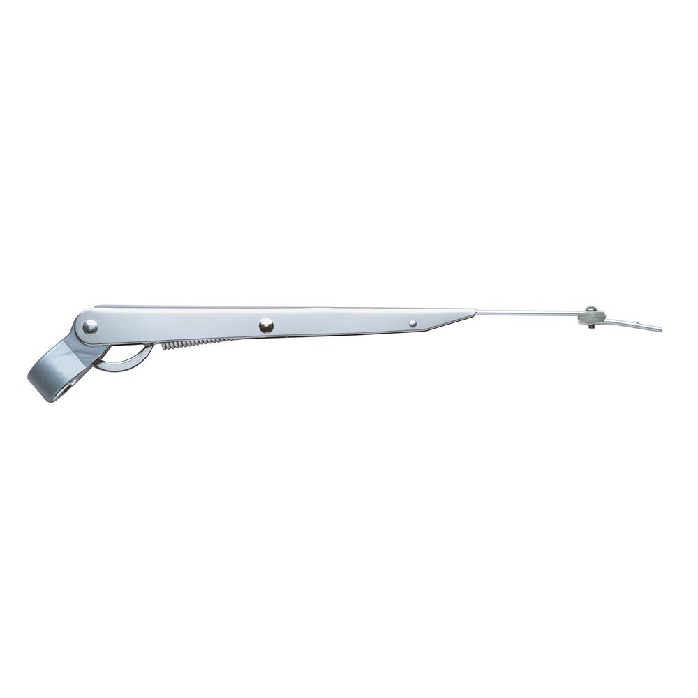 Image 1: Marinco Wiper Arm Deluxe Stainless Steel Single - 6.75"-10.5"