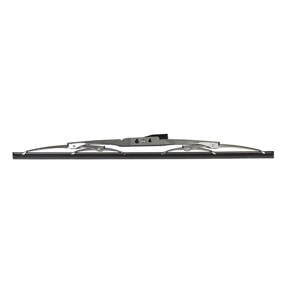 Image 1: Marinco Deluxe Stainless Steel Wiper Blade - 16"