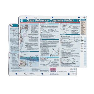 Image 1: Davis Quick Reference Coastwise Piloting Card