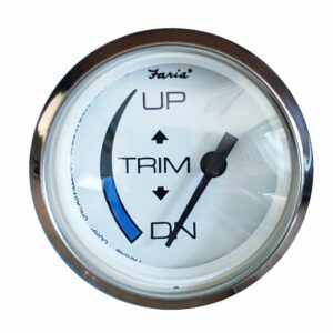 Image 1: Faria Chesapeake White SS 2" Trim Gauge f/Honda Engines