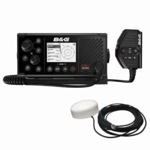 Image 1: B&G V60-B VHF Marine Radio w/DSC, AIS (Receive & Transmit) & GPS-500 GPS Antenna