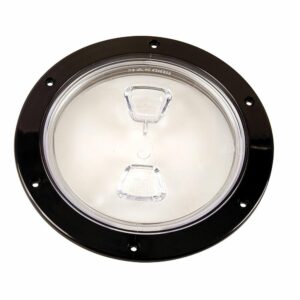 Image 1: Beckson 6" High-Torque Access Plate - Clear