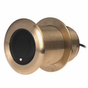 Image 1: Raymarine B75M 600W Medium Frequency CHIRP Transducer 20° Tilt Single Operation Cable f/1 Transducer Install