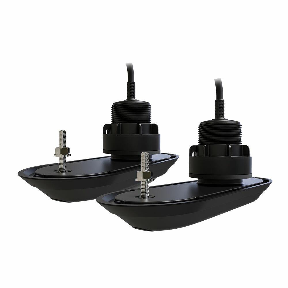 Image 1: Raymarine RV-312 RealVision™ 3D Transducers - Pair - Nylon Thru-Hull 12° Deadrise