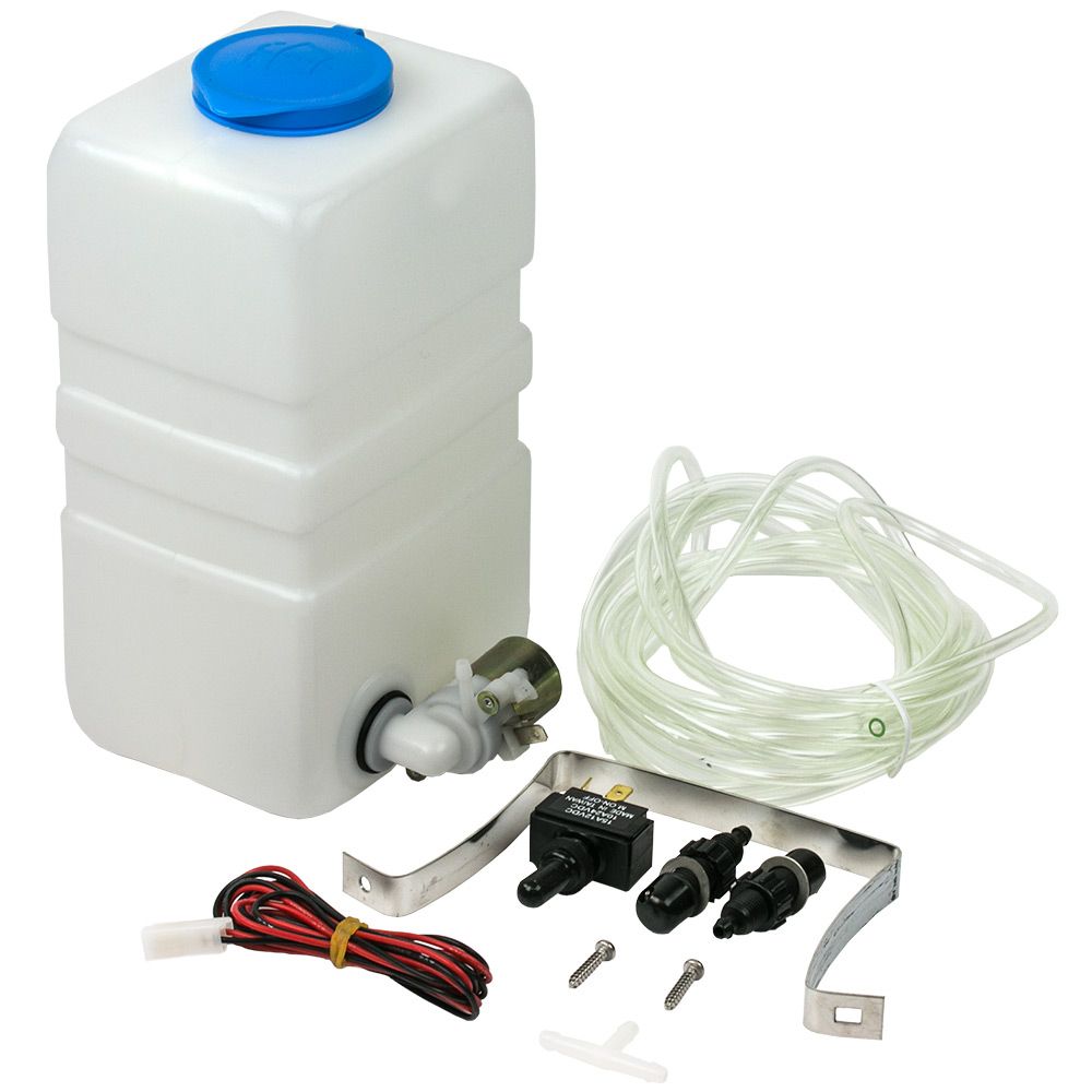 Image 1: Sea-Dog Windshield Washer Kit Complete - Plastic