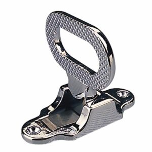 Image 1: Sea-Dog Sand Cast Brass Chrome Plated Folding Step