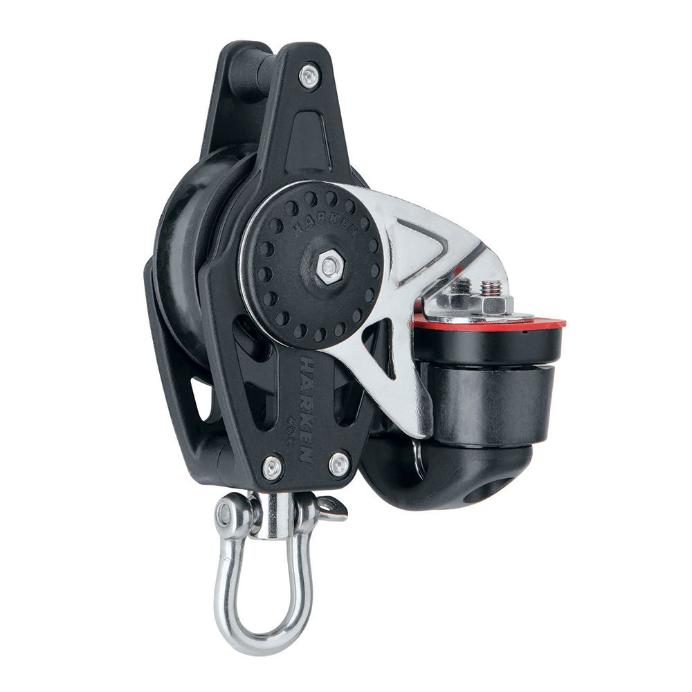 Image 1: Harken 40mm Carbo Air Block w/Cam Cleat & Becket