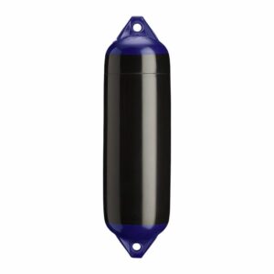 Image 1: Polyform F-3 Twin Eye Fender 8.2" x 30" - Black