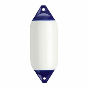 Image 1: Polyform F-5 Twin Eye Fender 11" x 30" - White