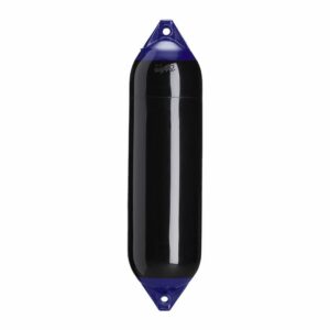 Image 1: Polyform F-6 Twin Eye Fender 11" x 42" - Black