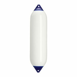 Image 1: Polyform F-8 Twin Eye Fender 15" x 58" - White