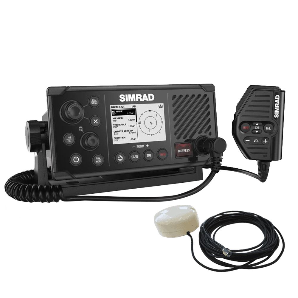 Image 1: Simrad RS40-B VHF Radio w/Class B AIS Transceiver & GPS-500 Antenna