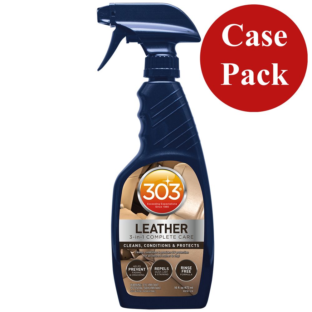 Image 1: 303 Automotive Leather 3-In-1 Complete Care - 16oz *Case of 6*