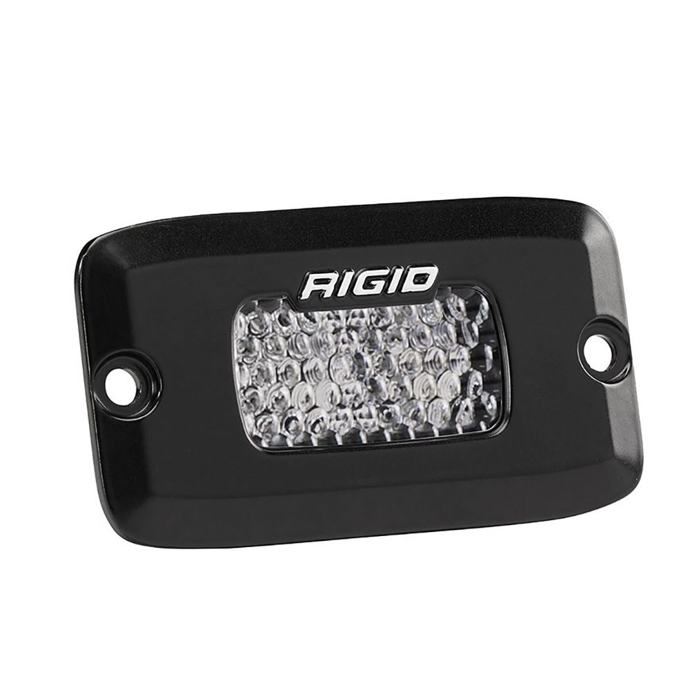 Image 1: RIGID Industries SR-M Series Pro Diffused Flush Mount - Black