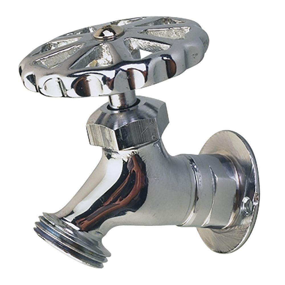 Image 1: Sea-Dog Washdown Faucet - Chrome Plated Brass