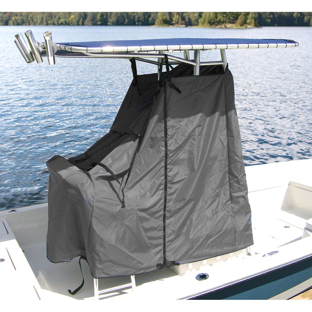 Image 1: Taylor Made Universal T-Top Center Console Cover - Grey - Measures 48"W X 60'L X 66"H