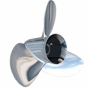Image 1: Turning Point Express® Mach3™ OS™ - Right Hand - Stainless Steel Propeller - OS-1625 - 3-Blade - 15.6" x 25 Pitch