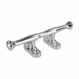 Image 1: Sea-Dog Smart Cleat 6" Deck Mount Investment Cast 316 Stainless Steel