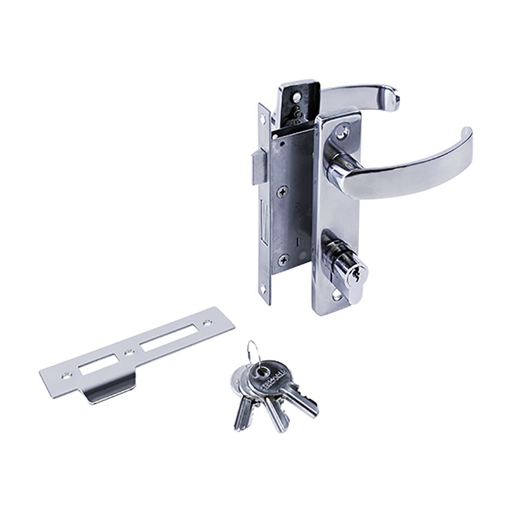 Image 1: Sea-Dog Door Handle Latch - Locking - Investment Cast 316 Stainless Steel