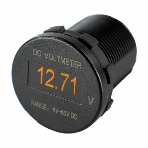 Image 1: Sea-Dog OLED Voltmeter - Round