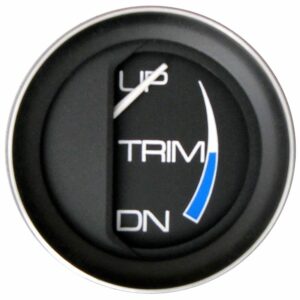 Image 1: Faria Coral 2" Trim Gauge f/Mercury/Mariner/Mercruiser/Volvo DP/Yamaha ('01 & Newer)