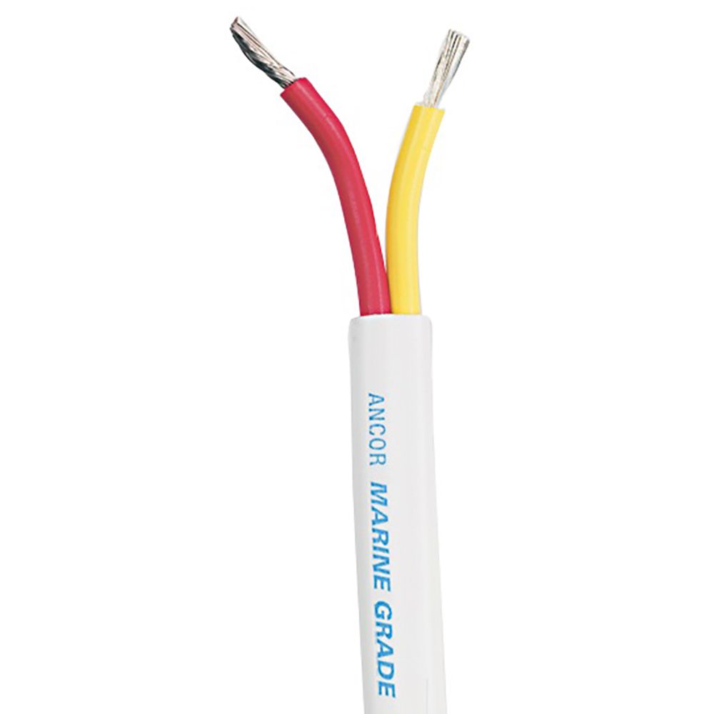 Image 1: Ancor Safety Duplex Cable - 16/2 AWG - Red/Yellow - Flat - 25'
