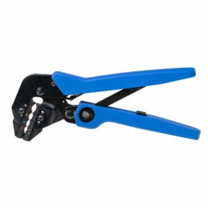 Image 1: Ancor Angled 22 to 8 AWG Single Crimp Ratcheting Crimper