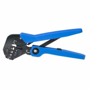 Image 1: Ancor Angled 26 to 10 AWG Double Crimp Ratcheting Crimper