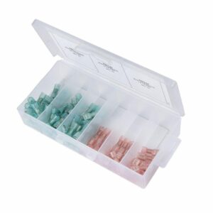 Image 1: Ancor Heat Shrink Universal Speaker Connector Kit f/22-18/16-14 - Assorted 90 Piece
