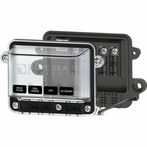 Image 1: Blue Sea 2356 Water Resistant BusBar - 100 Amp w/Cover