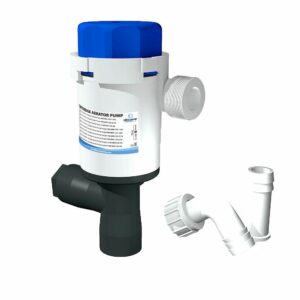 Image 1: Albin Group Twinport Aerator Pump - 500 GPH - 12V