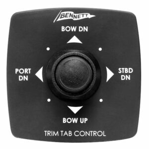 Image 1: Bennett Joystick Helm Control (Electric Only)