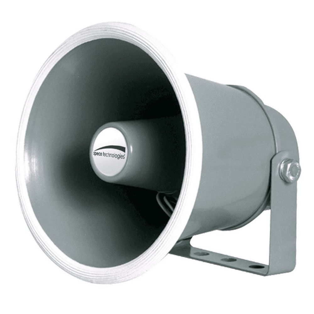 Image 1: Speco 6" Weather-Resistant Aluminum Horn - 4 Ohms