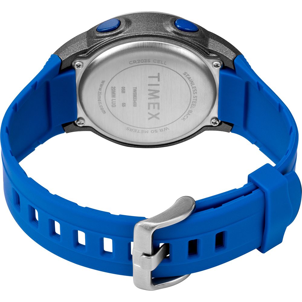 Image 4: Timex® T100 150 Lap Watch - Blue/Grey