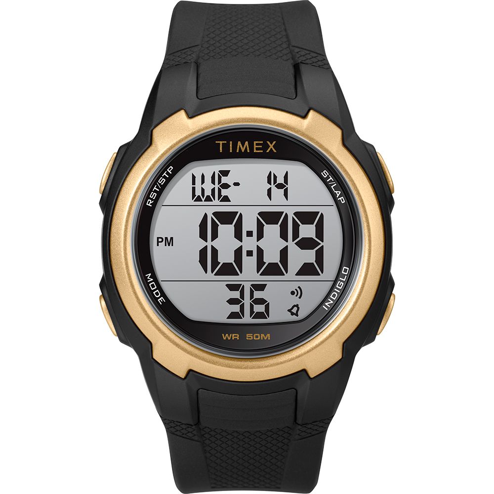 Image 1: Timex T100 Black/Gold - 150 Lap