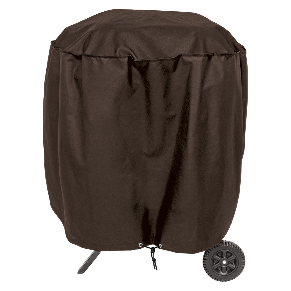 Image 1: True Guard Kettle/Smoker Style 600 Denier Rip Stop Grill Cover