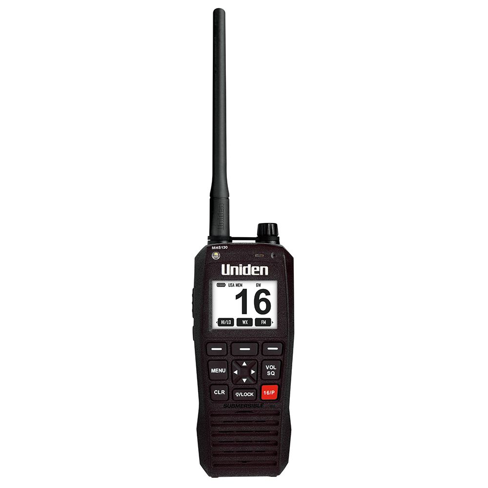 Image 1: Uniden MHS130 Floating Handheld VHF Marine Radio