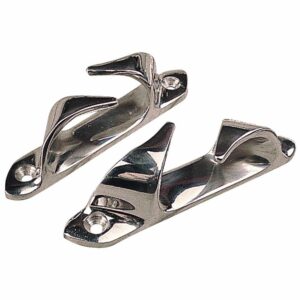 Image 1: Sea-Dog Stainless Steel Skene Chocks - 4-1/2"
