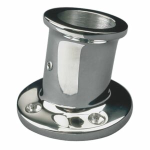 Image 1: Sea-Dog Stainless Steel Flag Pole Socket - 1"