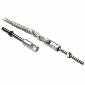 Image 1: C. Sherman Johnson Splice Eye w/Threaded Stud 5/16" -24 x 2-1/2" RH w/Splice Eye