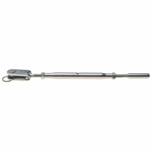 Image 1: C. Sherman Johnson Closed Body Jaw to Swage Tubular Turnbuckle f/3/16" Wire