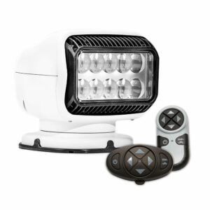 Image 1: Golight Radioray GT Series Permanent Mount - White LED - Wireless Handheld & Wireless Dash Mount Remotes