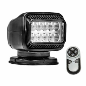 Image 1: Golight Radioray GT Series Permanent Mount - Black LED - Wireless Handheld Remote