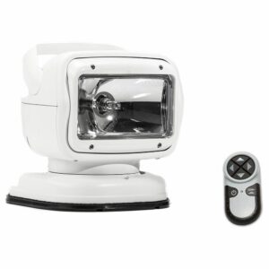 Image 1: Golight Radioray GT Series Portable Mount - White Halogen - Wireless Handheld Remote Permanent Shoe Mount