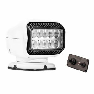 Image 1: Golight Radioray GT Series Permanent Mount - White LED - Hard Wired Dash Mount Remote